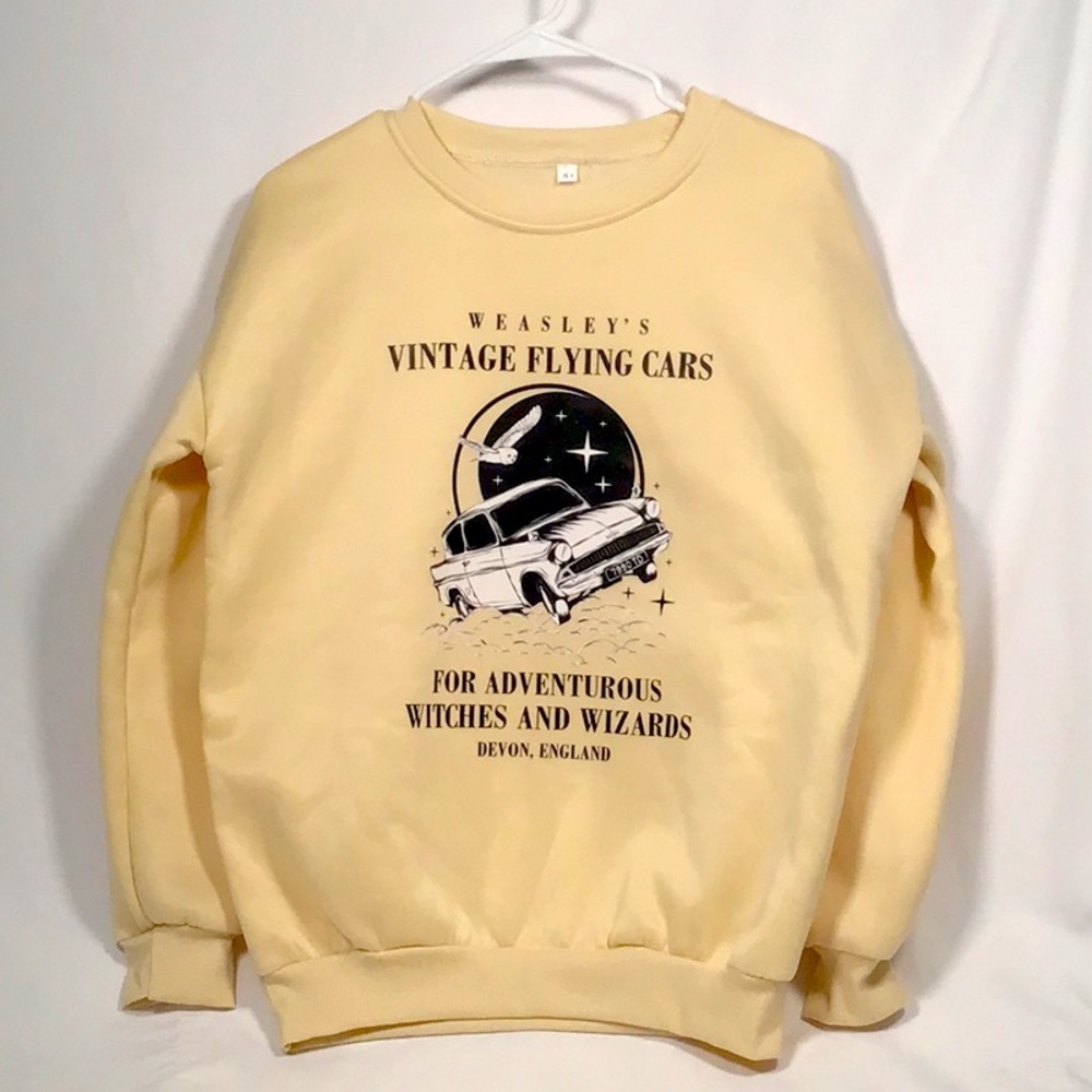 Harry Potter Flying Cars Sweatshirt